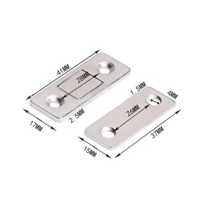 Magnetic Door Closer Without Perforations