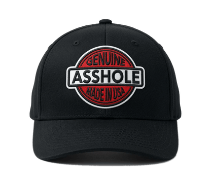 🔥Last Day: 49% OFF🔥 Genuine Asshole Hat | Funny Embroidered Attitude Cap-Made by Jim