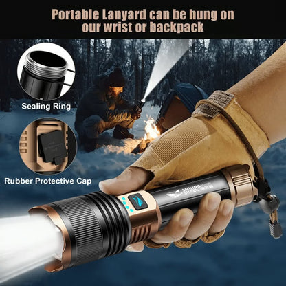 🔥2026 The Ultimate Survival  SKYFIRE 1097 Waterproof Tactical Flash Light