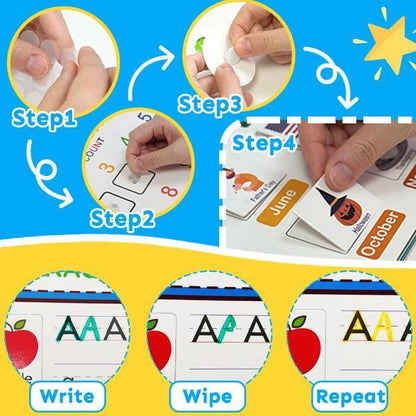 My Preschool Busy Book✨The Ultimate Learning Adventure for Little Hands!📚Hardcover & Non-Toxic & Smooth Rounded Corners.