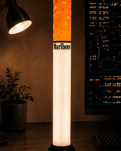 🔥 HOT SALE 🔥🚬 Cigarette Tube Shaped Style Floor Lamp | Retro Industrial Novelty Ambient Light