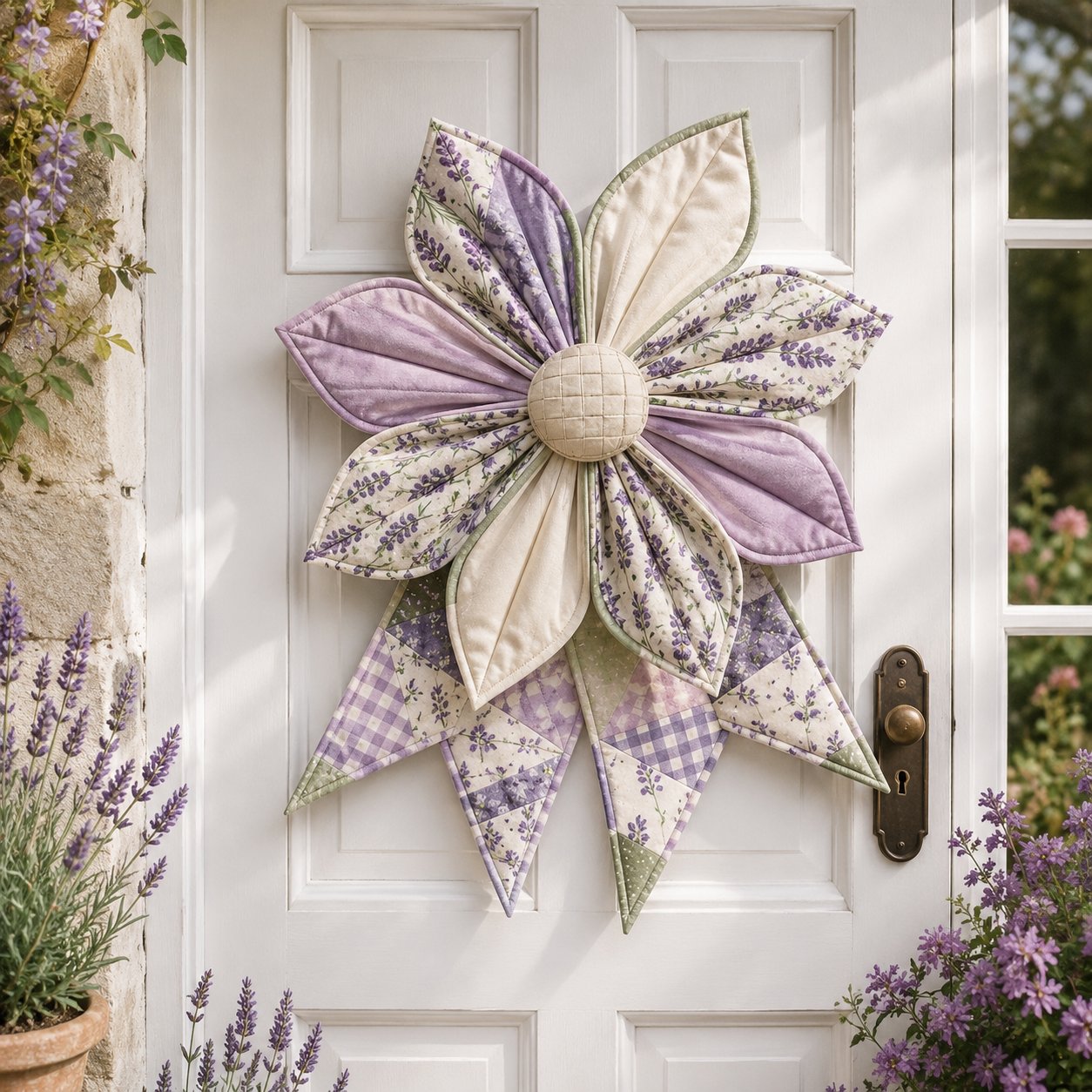🌸 Beginner-Friendly Oversized Garden Blossom Quilted Bow Sewing Kit | Complete Kit with All Tools & Step-by-Step Guide Included 💕