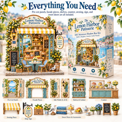 🏡 DIY 3D Miniature Café & Holiday Scene Kit Collection