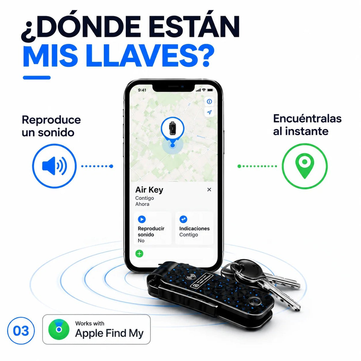 Apple Find My Smart Key Organizer