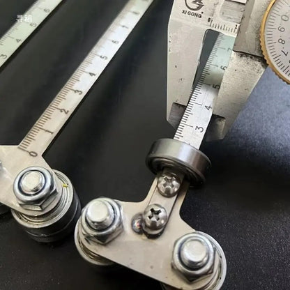 📏 Straight-Edge Double Axis 60cm Positioning Calipers – Precision Woodworking Measuring & Cutting Tool