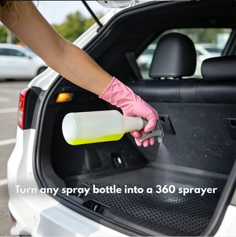 🔥🌟💦 3-Pack Universal Fit 360° Spray Bottle Adapter
