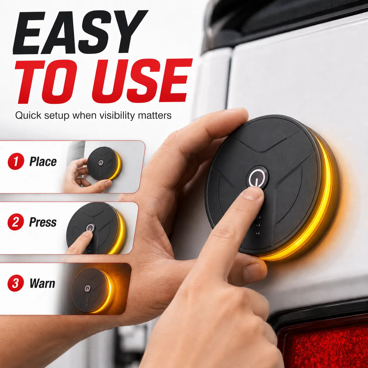 🚛💡 Truck Warning Lights — Enhance Road Safety with Bright & Reliable Visibility!