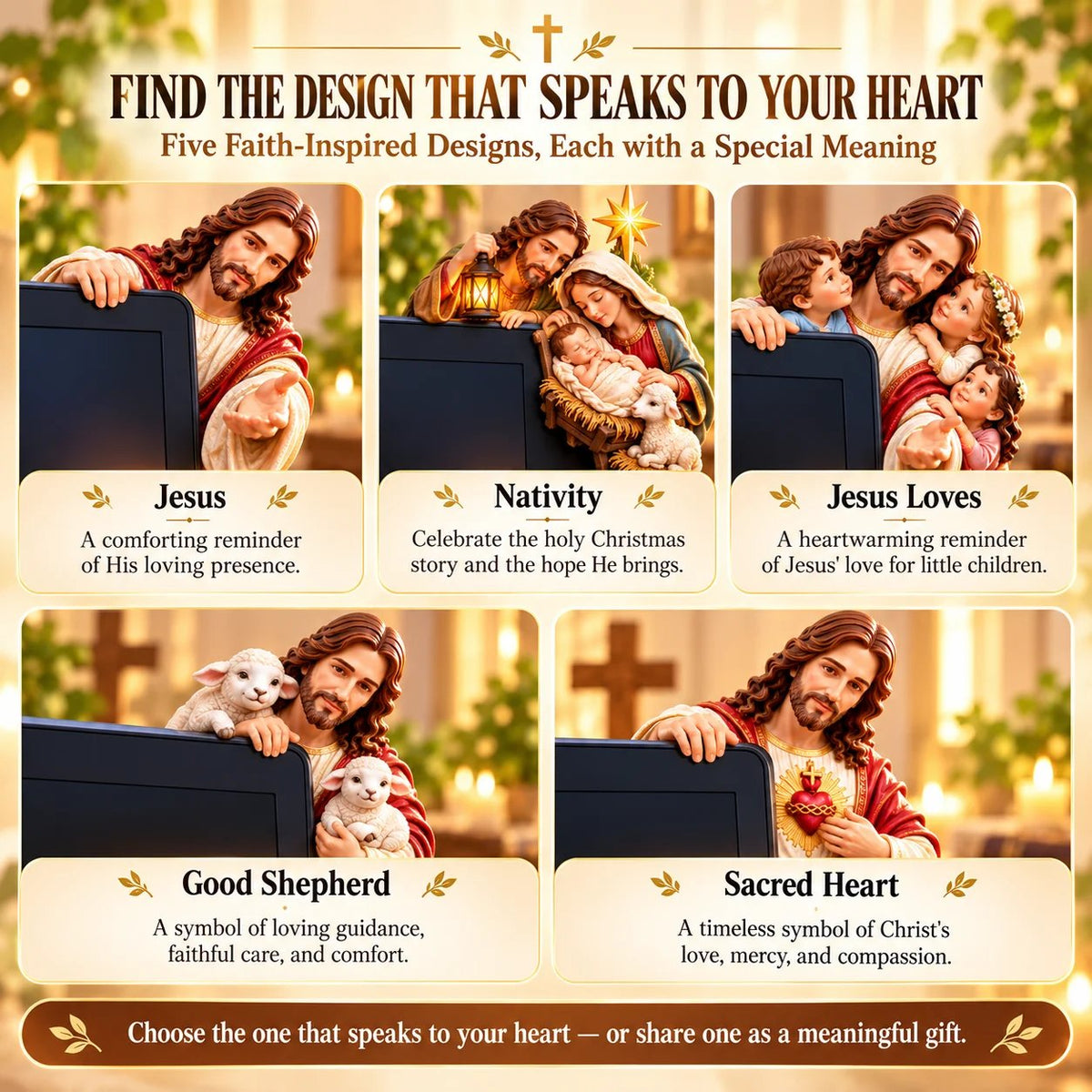 ✝️ Keep Jesus Close — Faith, Hope & Love for Your Everyday Space ❤️🕊️