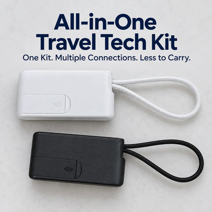 🔥 HOT SALE 🔥 49% OFF | 60W Fast Charging Cable Organizer Kit 🔌 Compact Travel Cable Storage Box with Multi-Connector Charging Set