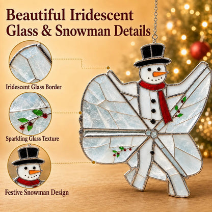 🎄Beginner-Friendly 3D Christmas Iridescent Suncatcher DIY Kit | Complete Kit with Glass-Style Panels, Metal Frames, Hanging Chain, Tools & Step-by-Step Guide Included 💕