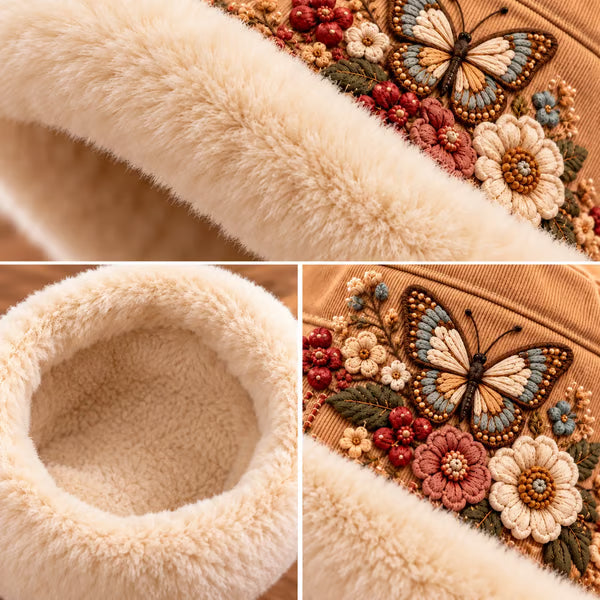 🌸 Women’s Cozy Plush-Lined Winter Bucket Hat – Floral & Animal Designs (📦Buy 2 Free Shipping)
