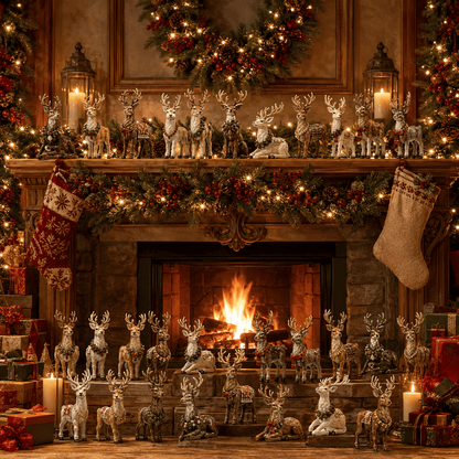 Reindeer Magic Advent Calendar – 24 Collectible Miniature Figurines