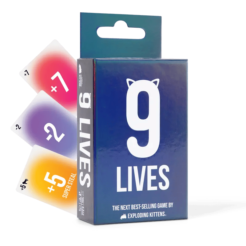 🐱 9 Lives – Fast-Paced Count-to-9 Card Game | 2–6 Players
