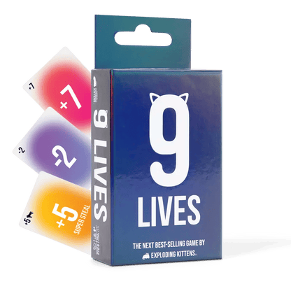 🐱 9 Lives – Fast-Paced Count-to-9 Card Game | 2–6 Players