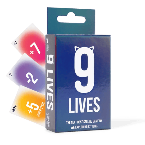 🐱 9 Lives – Fast-Paced Count-to-9 Card Game | 2–6 Players