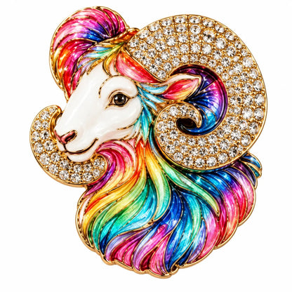 Luxury Zodiac Enamel Brooch – Turn a Simple Blazer into a Statement ✨