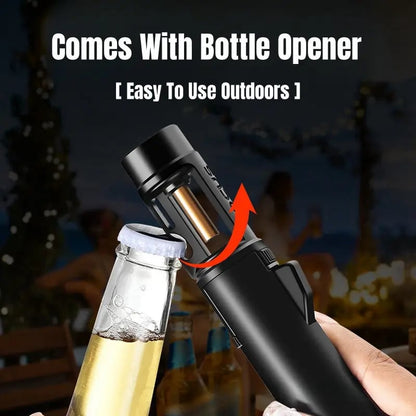 🔥Last Day 50% OFF🔥Portable Torch Lighter-🔥 1300°C of Pure Power – Windproof, Refillable & Ready for Anything! 💨🍳🏕️