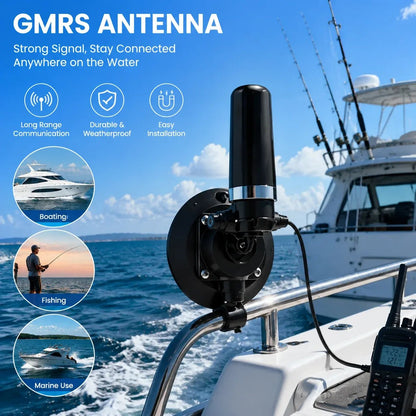 🔥HOT SALE🔥🔥Last Day 49% OFF - Universal GMRS Antenna Mount – Heavy-Duty Radio Antenna Bracket for Cars, SUVs, Trucks, Off-Road Vehicles & Boats
