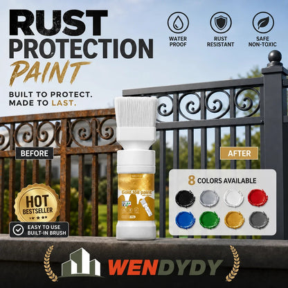 🔥HOT SALE🔥✨New Arrival✨🖌️🏠Water-Based Metallic Silver Paint with Built-in Brush💥👍