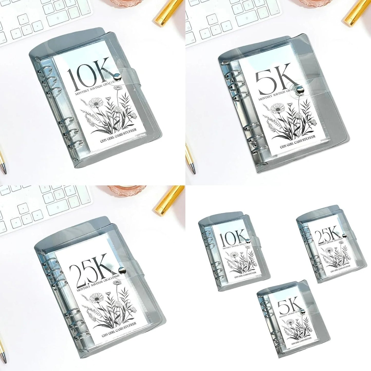 A6 12-Month Money Saving Binder