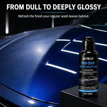 🚘 Nano Ceramic Car Paint Coating – Quick Gloss & Shine Care