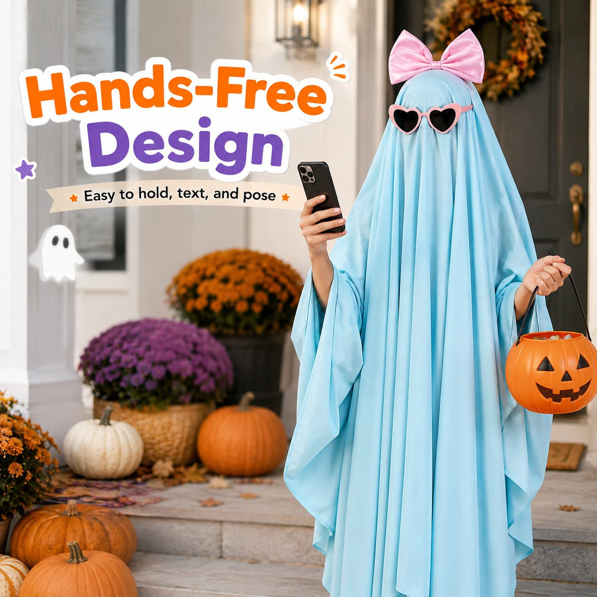 👻 The Viral Sheet Ghost Costume Set: Zero Effort, Maximum Spooky Vibe. ✨