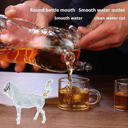 Perfect Christmas Day Gift🐎💖Kollea Horse Shaped Whiskey Decanter Set