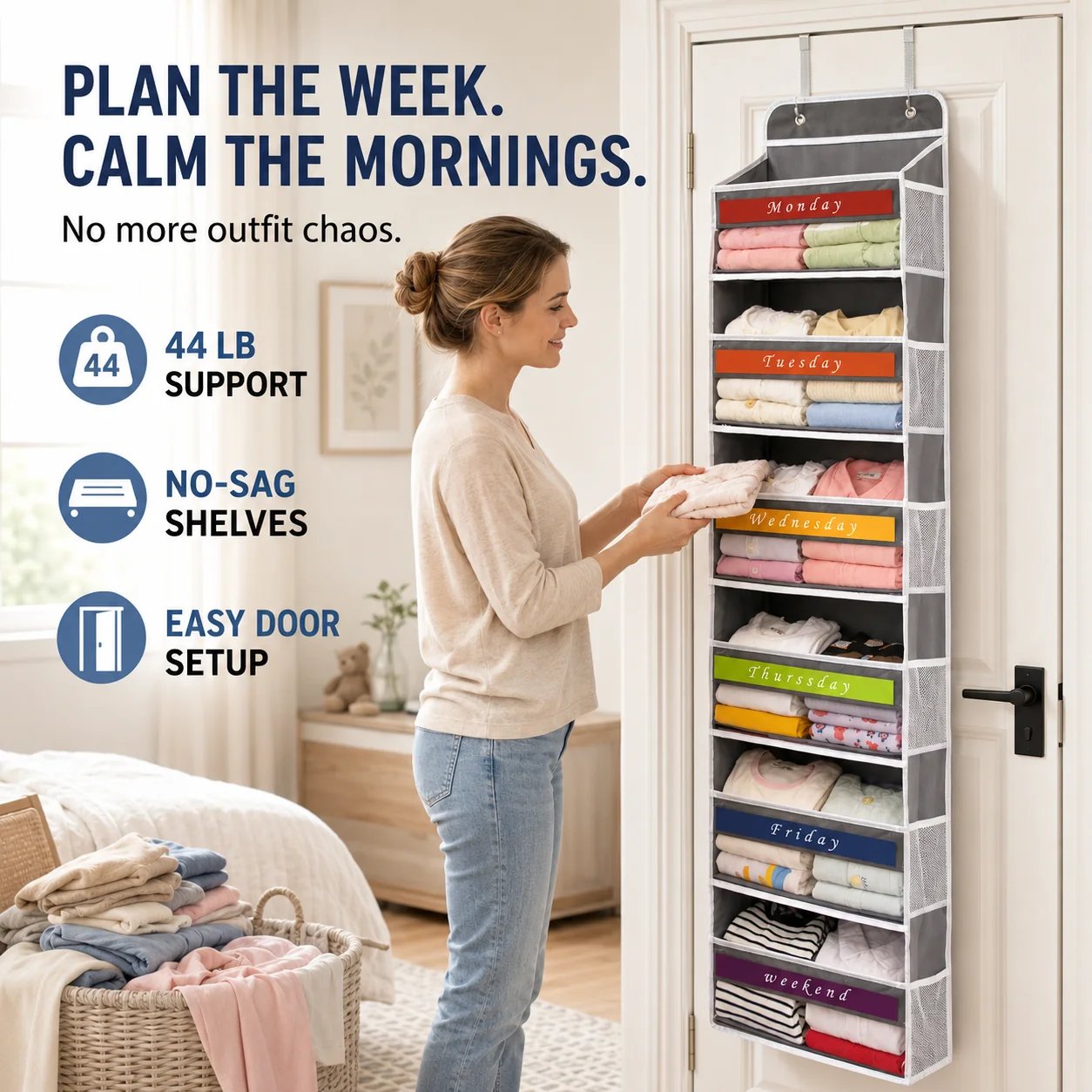 ⭐49% OFF🔥6-Tier Large-Capacity Hanging Organizer