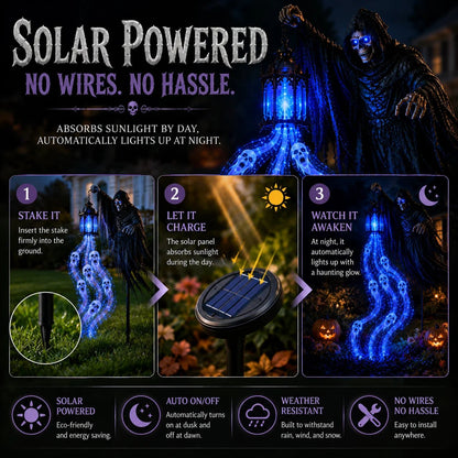 🎁Today 49% OFF🎁💀Halloween Soul Harvester Animated Garden Light