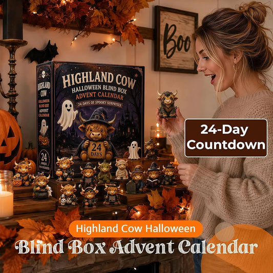 🐮Highland Cow Halloween Countdown Calendar 2026🎃✨