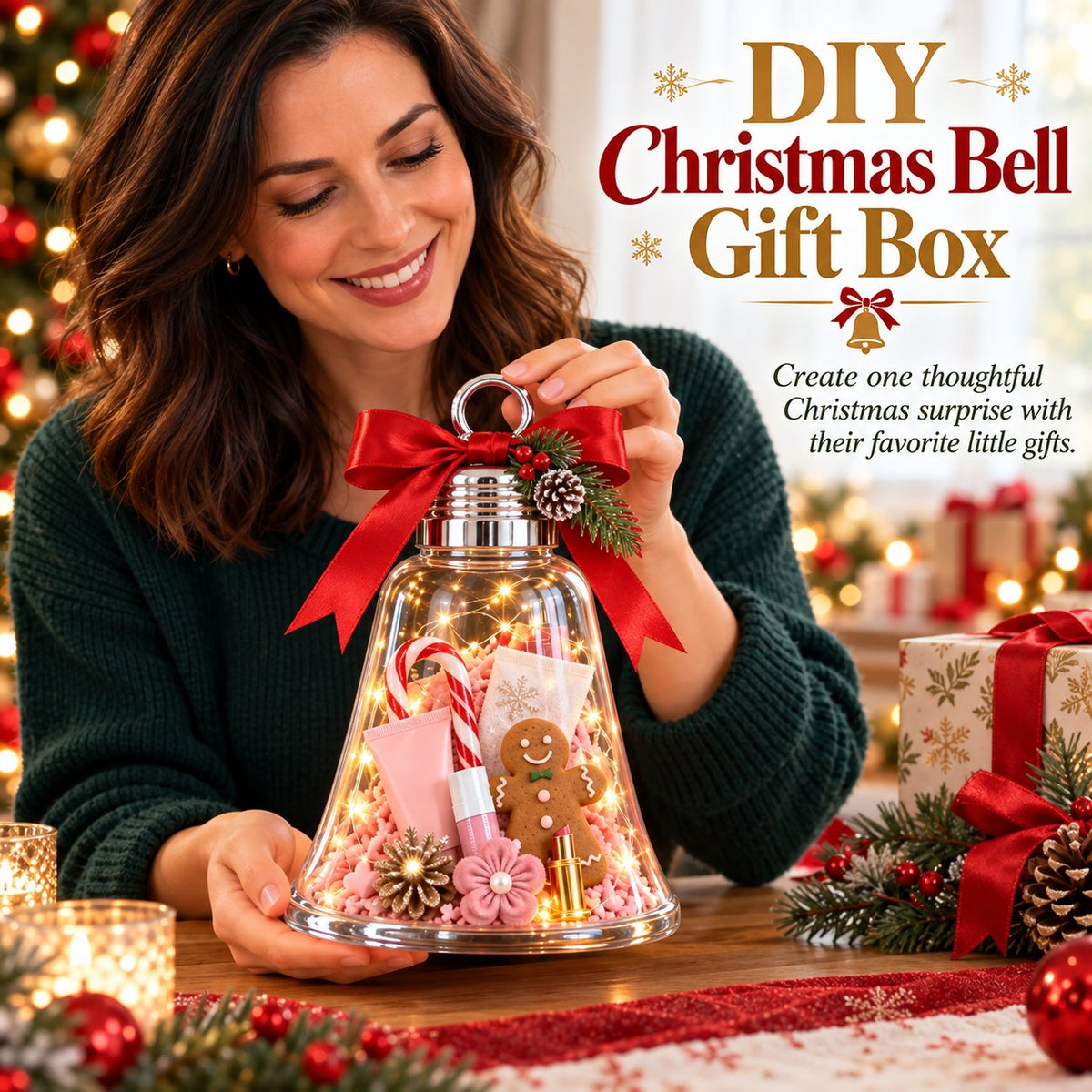 DIY Christmas Bell Gift Box