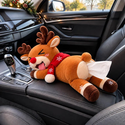 🦌 Funny Christmas Reindeer Tissue Holder – The Cheekiest Christmas Decor!