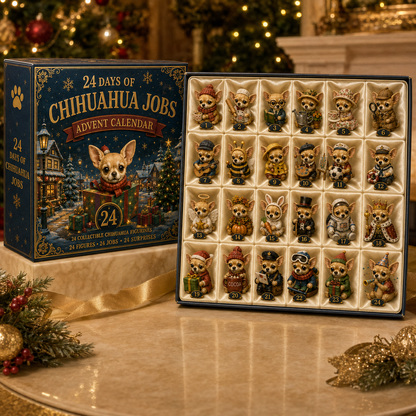 Chihuahua Jobs Advent Calendar 2026 – 24 Days of Unique Chihuahua Miniature Collectibles