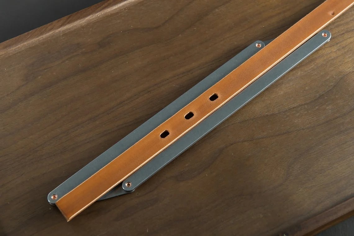 ✨Adjustable Leather Belt Hole Punch | Stainless Steel Ruler Tool for Belts & Straps