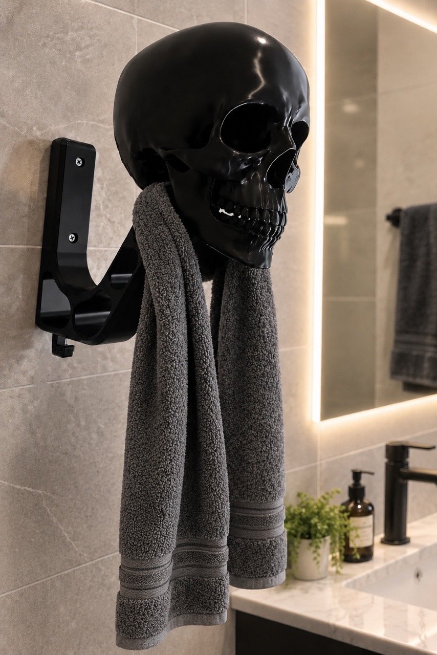 Black Knight Skull Helmet Stand 🔥 BUY 2 FREE SHIPPING