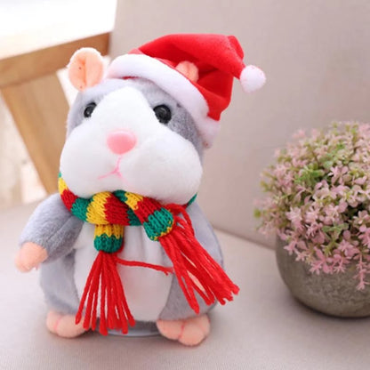 🐹 Talking Hamster Plush – repeats whatever you say, auto head-shaking, hilarious fun for kids & adults 🎁