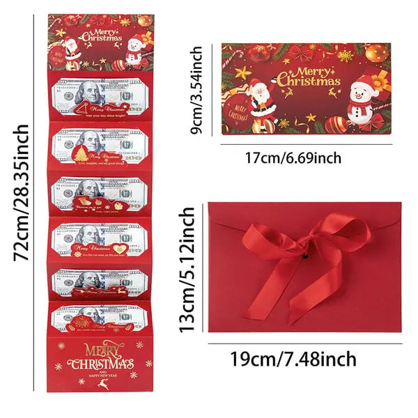 🎁 LAST DAY 49% OFF🎅🎄Foldable 6-Slot Christmas Red Envelope