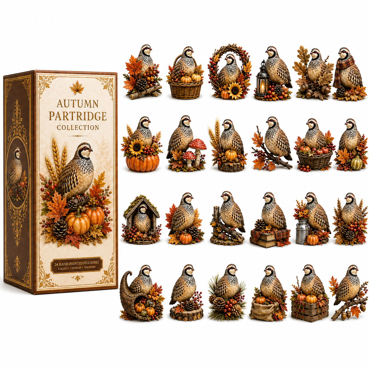 🔥Last 30 pcs✨⏰Last day 50% off🔥✨24-Day Advent Calendar - Partridge