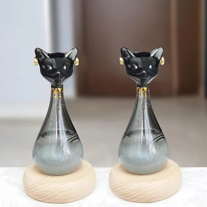 🎉Cat-Shaped Storm Glass Weather Predictor for Home & Office Decor