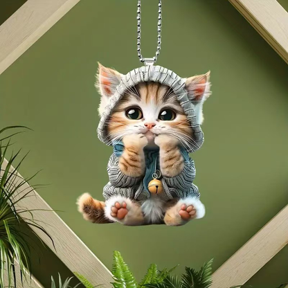 TODAY'S SPECIAL OFFER-50% OFF 🔥3D Stylish Dynamic Cute Cat Keychain