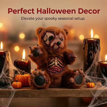 Cute Horror Zombie Plush Doll Spooky Halloween Decor & Party Prop