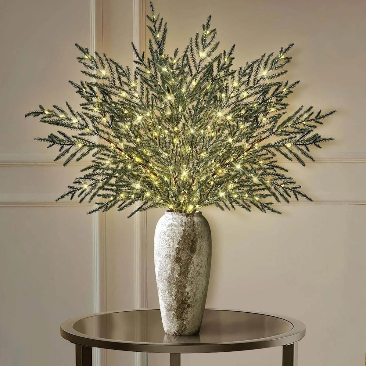 🎄 32' Christmas Lighted Norfolk Pine Branches