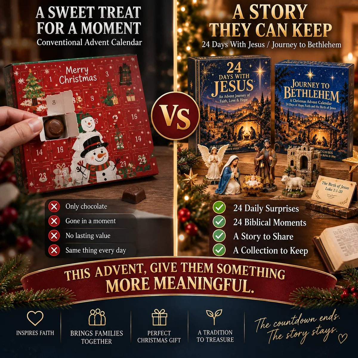 🔥HOT SALE🔥24 Days. 24 Biblical Moments-One Story That Changed the World