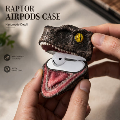 🦖Velociraptor Skull Headphone Case