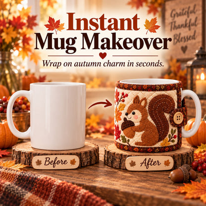 DIY Fall Mug Cozy Sewing Kit