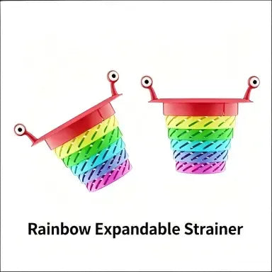 ⭐✨Rainbow Expandable Sink Strainer Basket