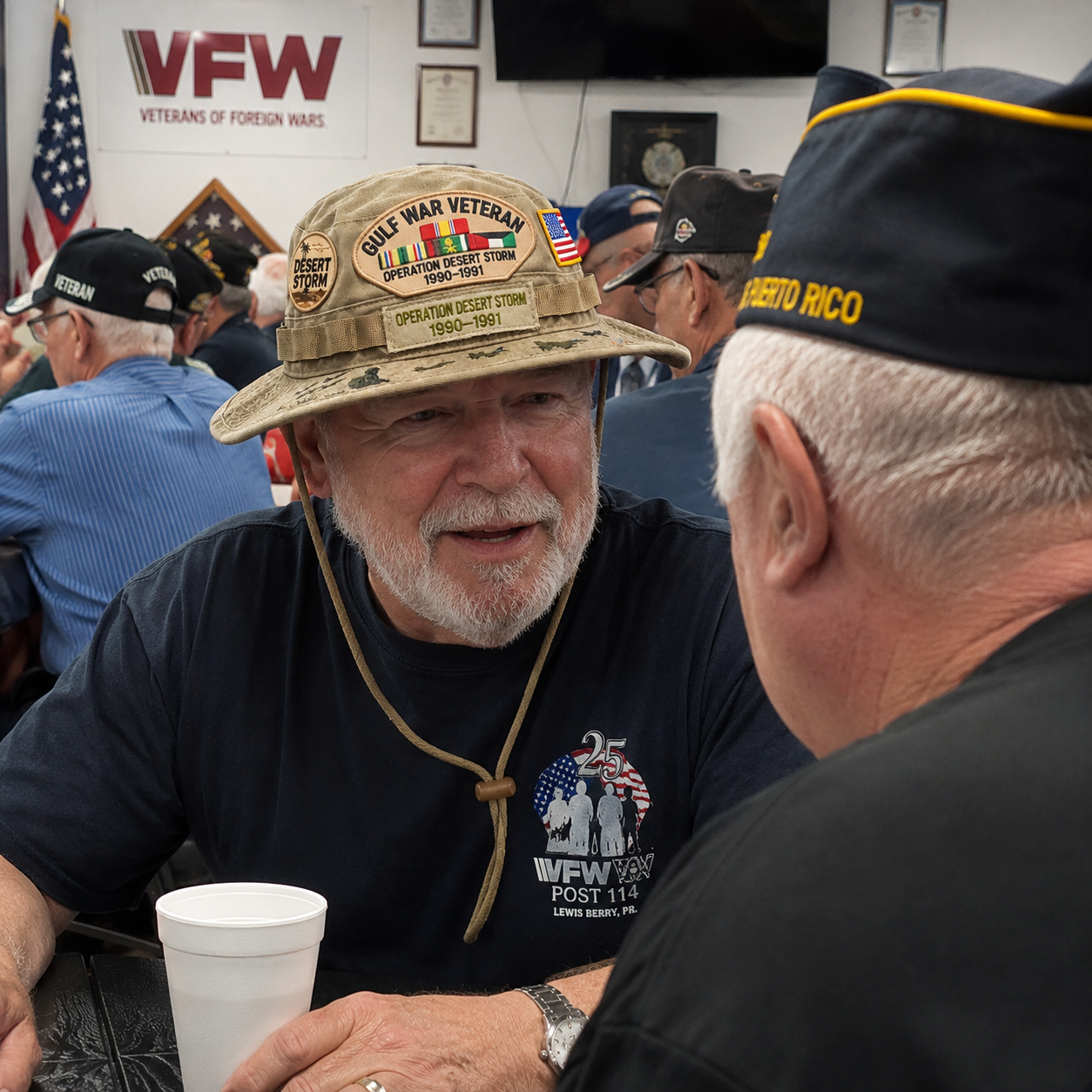 🇺🇸 Last Day Promo: 69% OFF 🎖️ - Gulf War Veteran Desert Storm Tribute Boonie Hat
