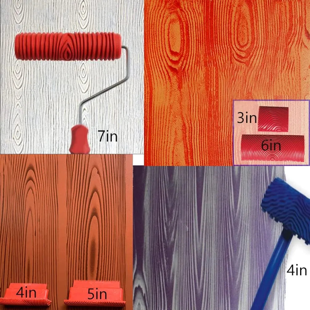 Pro Wood Grain Roller – Create Realistic Wood Texture in Minutes
