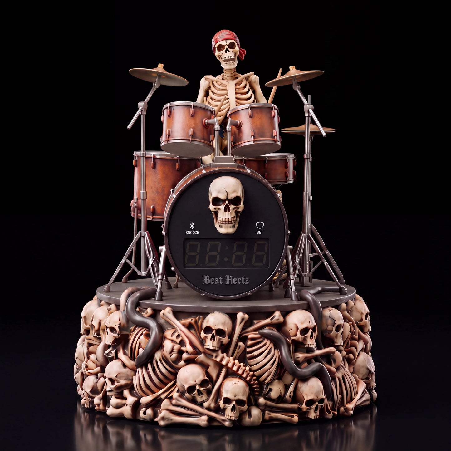 ⏰Limited Stock 60% OFF💀 Skeleton Drummer Alarm Clock
