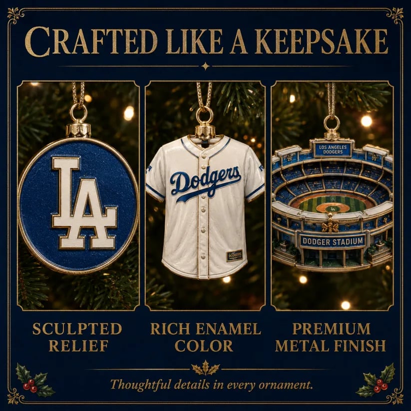 🎄 Let’s Go Dodgers! Baseball Christmas Advent Calendar